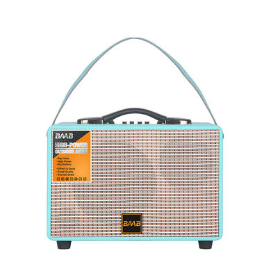 qualidade  Wooden loudspeaker aux. new 2023 carbon woofer speaker bluetooth party player guitar player PORTABLE smart wireless blue battery Jbl fábrica